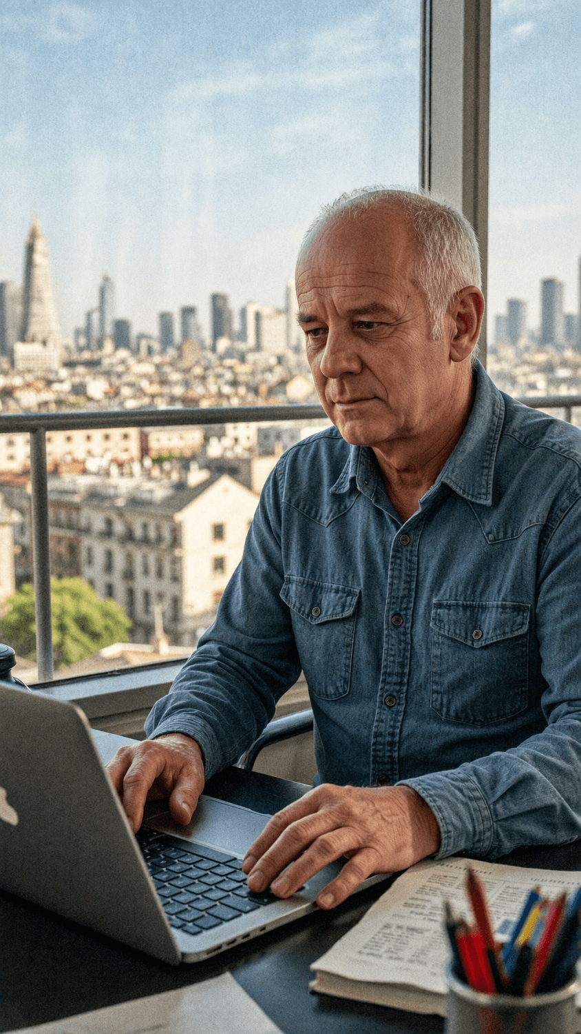 Dominique, cofondateur des Retraités Futés