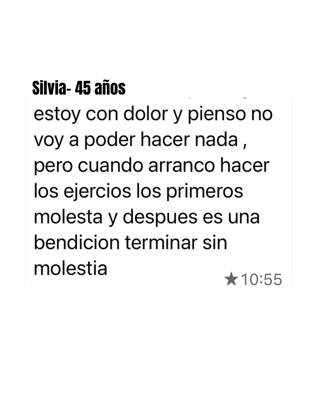 Silvia M., 52 años