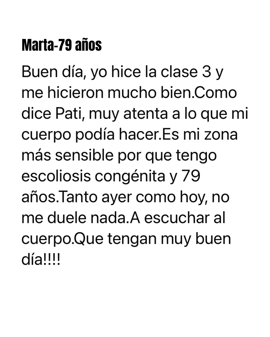Marta, 79 años