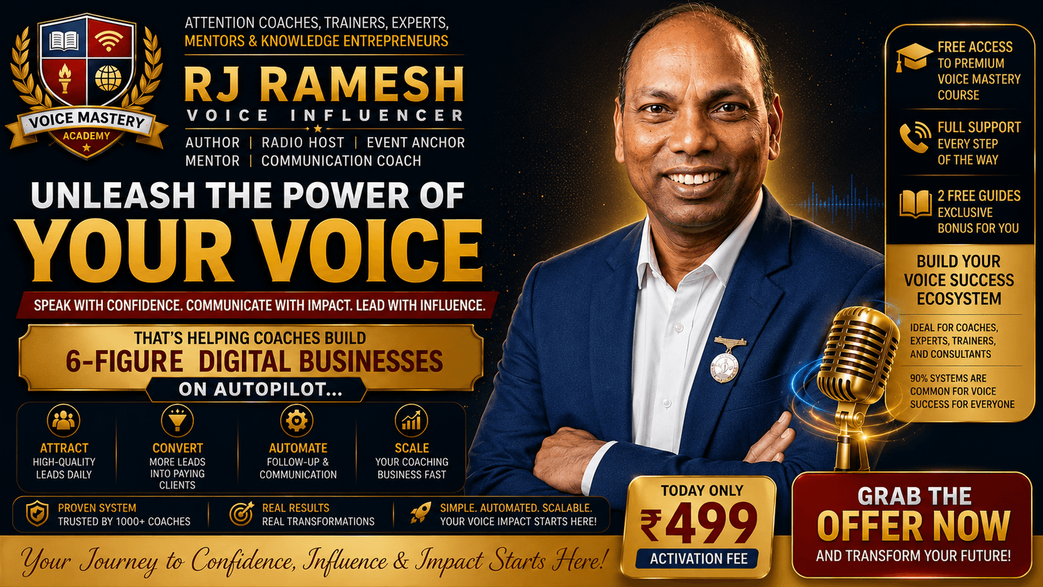 Mind Blowing Offer for Coaches, Experts Trainers, Consultants for Knowledge Business