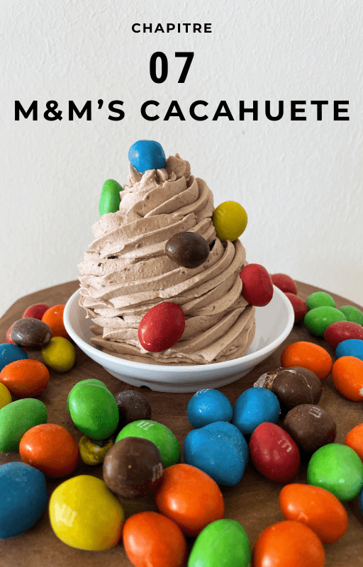 Chapitre 07, la ganache M&M's cacahuète