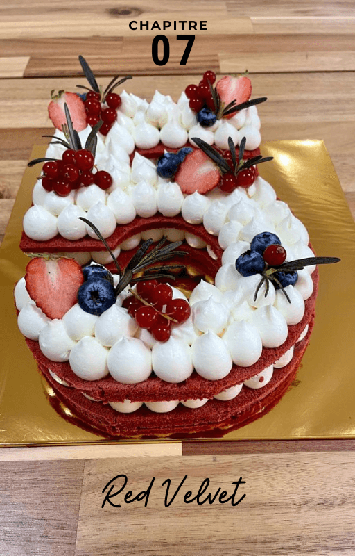 Chapitre 07, le Number Cake red velvet