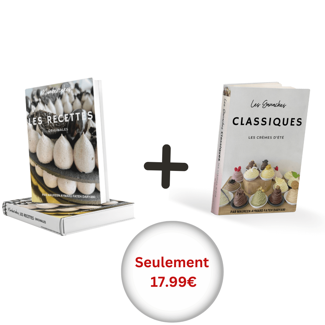 Les ebooks Number Cakes les recettes originales et Les Ganaches Classiques