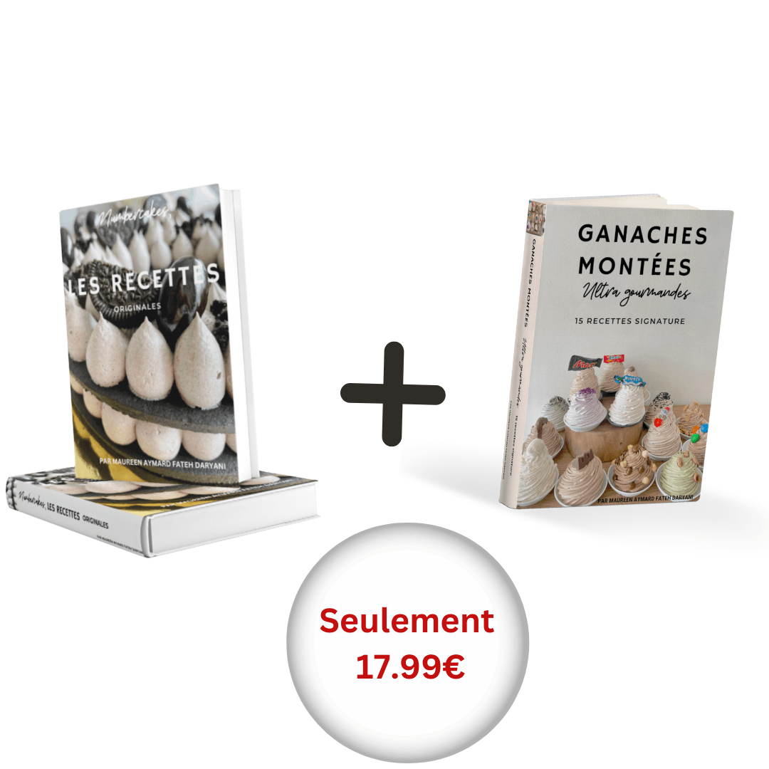 Les ebooks Ganaches Montées Ultra Gourmandes et Number Cakes, les recettes originales