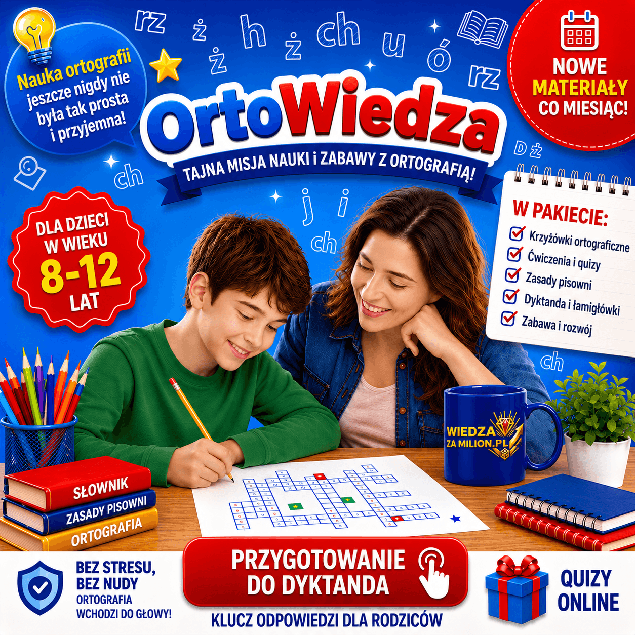 Jak szybko i łatwo nauczyć dziecko ortografii!