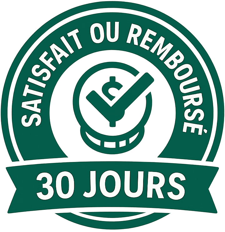Satisfait ou remboursé 30 jours
