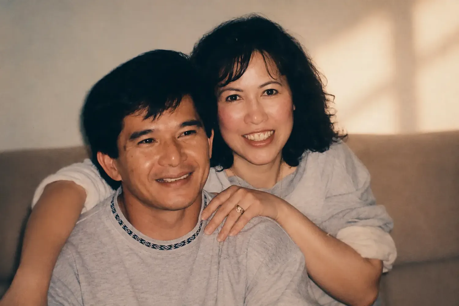 My parents in their early twenties, just arrived in Australia as boat refugees