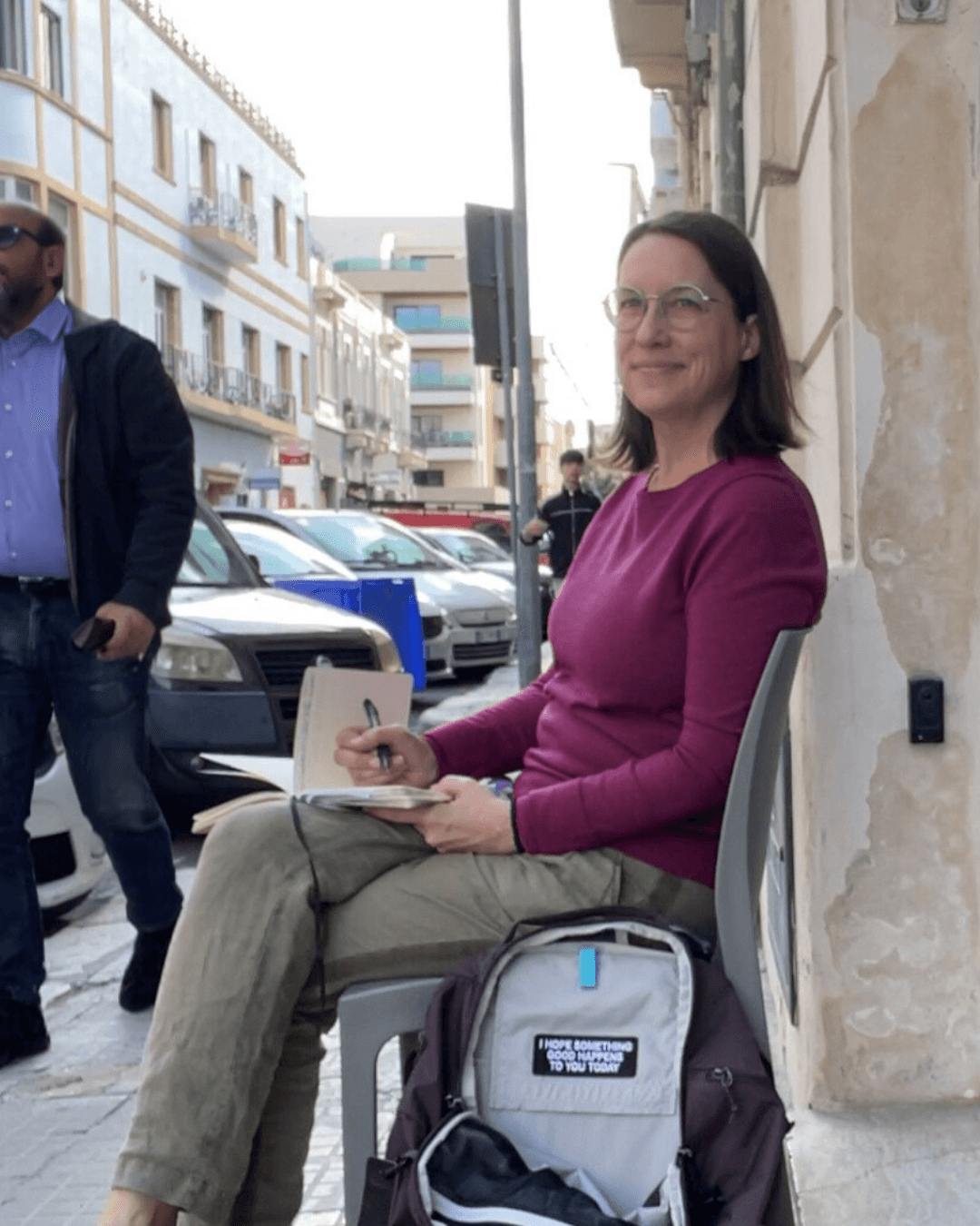 Sarah Cooke traveling and working as spiritual guide for professionals