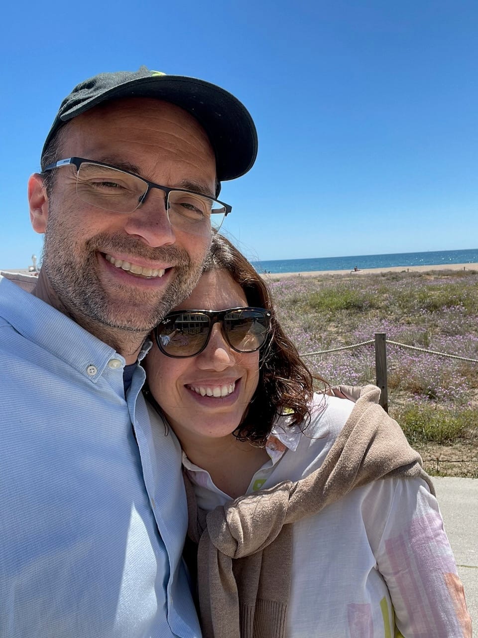 Fred Figueiredo and his wife, in Spain. On the outside, life was perfect. But in the inside, he was broken