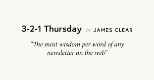 3-2-1 Thursday by James Clear