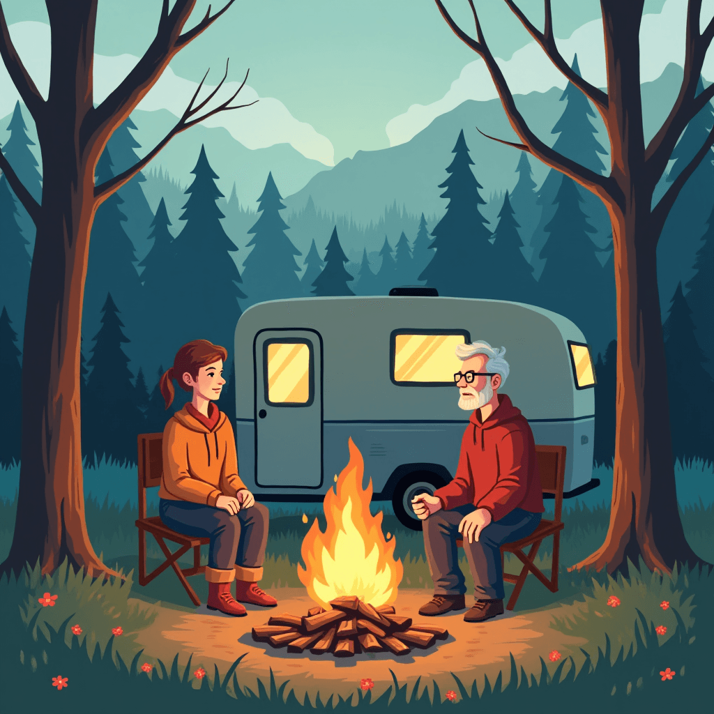 Comfortable camping