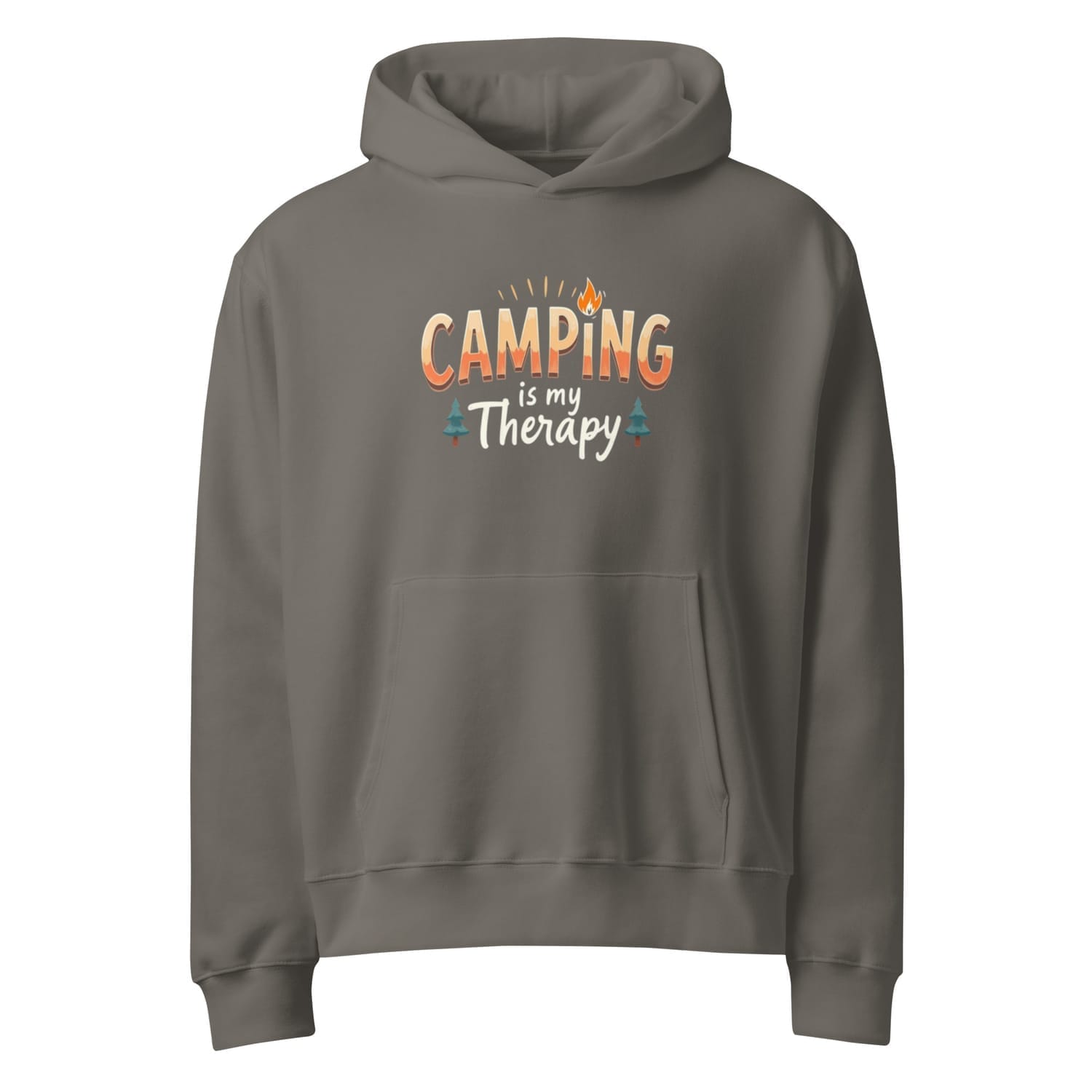 CAMPING IS MY THERAPY SOFT HOODIE