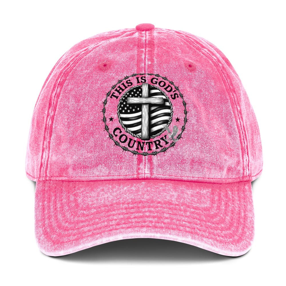 Pink This is God's Country Baseball Cap