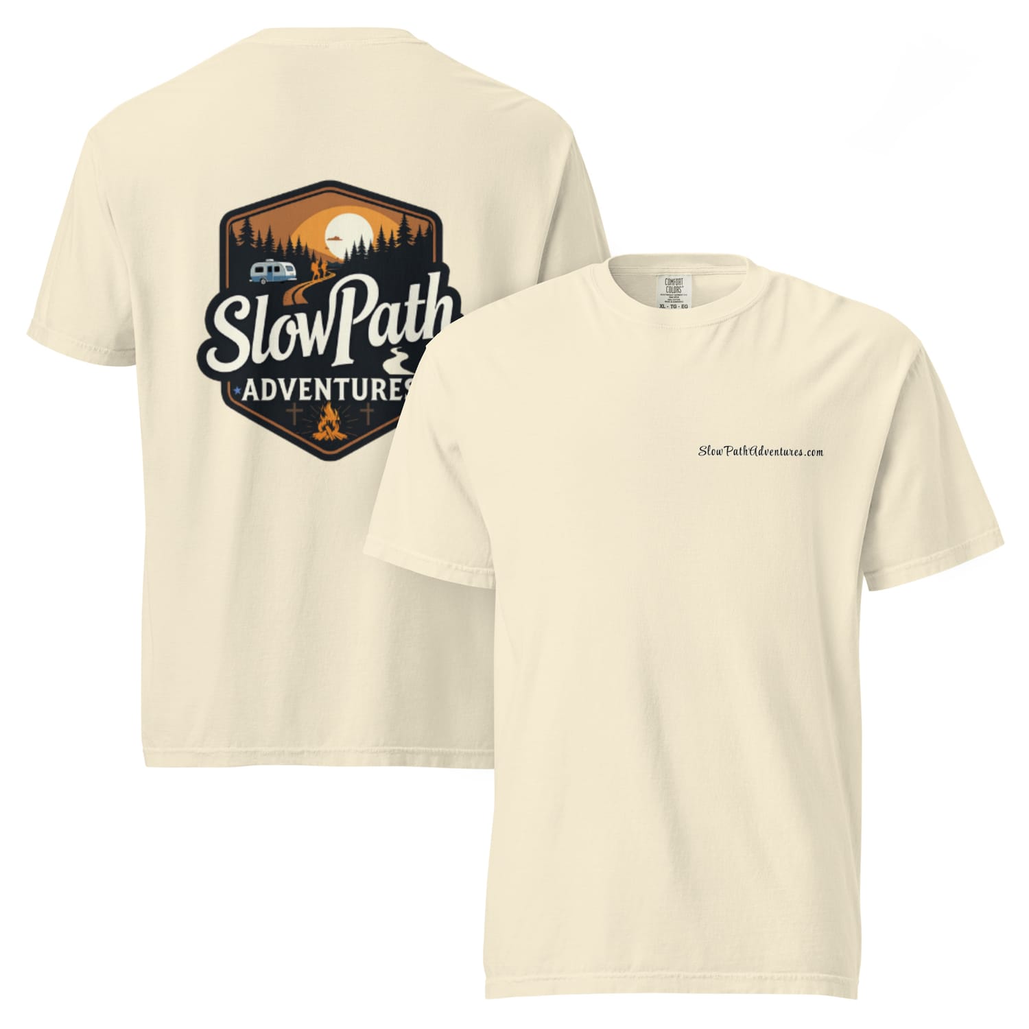 Ivory SPA logo on back w/website T Shirt