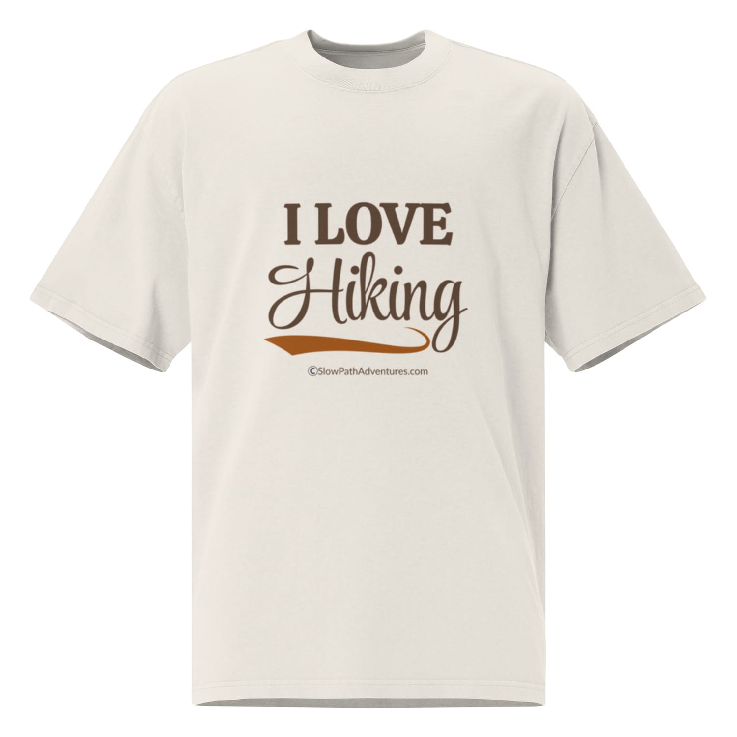 Bone I Love Hiking Oversized T Shirt