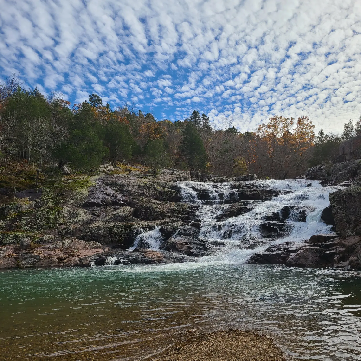 Rocky Falls Missouri Waterfalls near Eminence