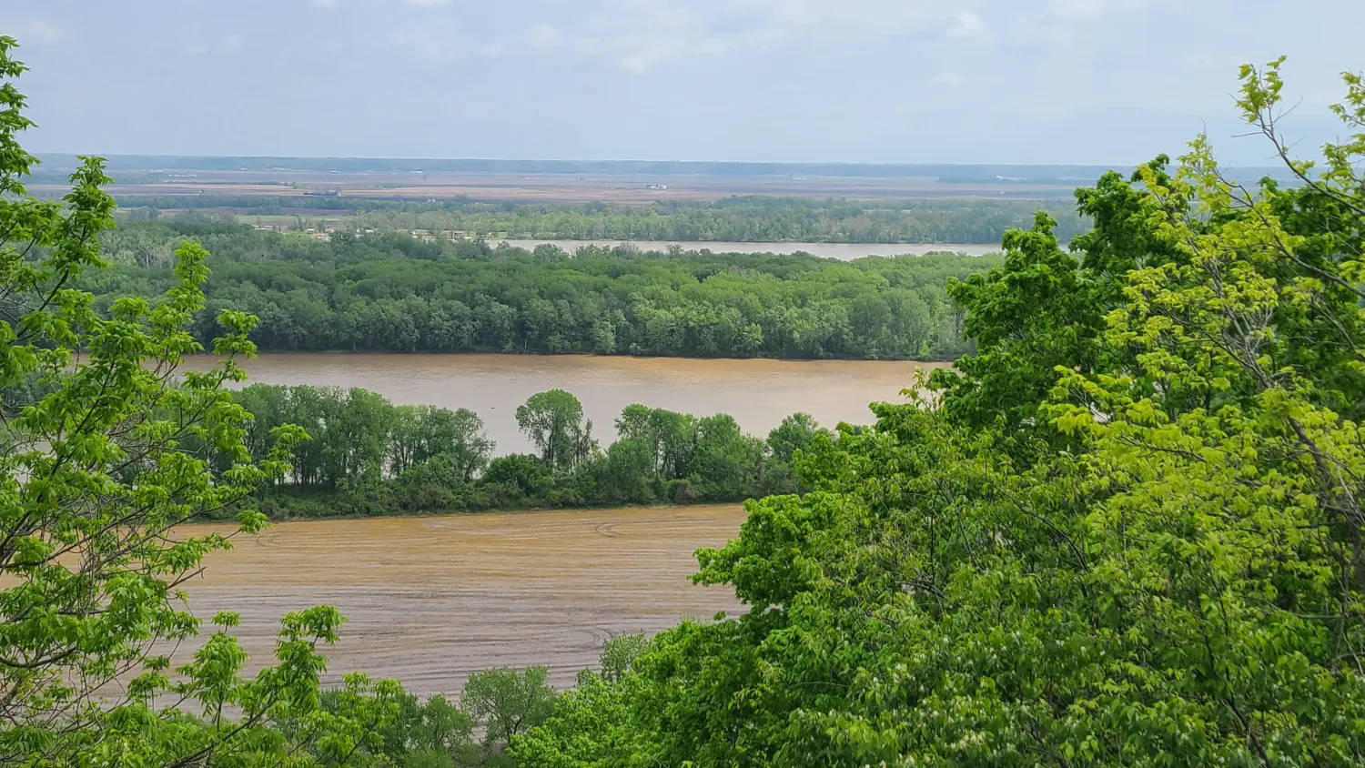 Scenic View of Mississippi River at Ashburn Missouri
