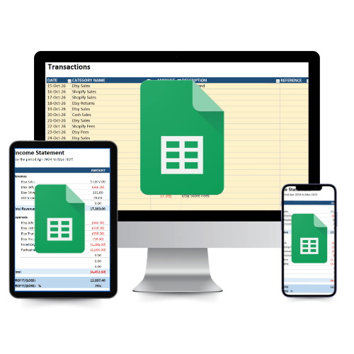 Free Google Sheets Bookkeeping Template for Small Businesses
