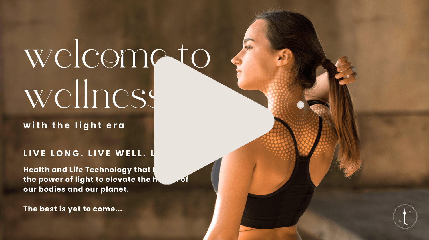 Light-based wearable patch for cellular support