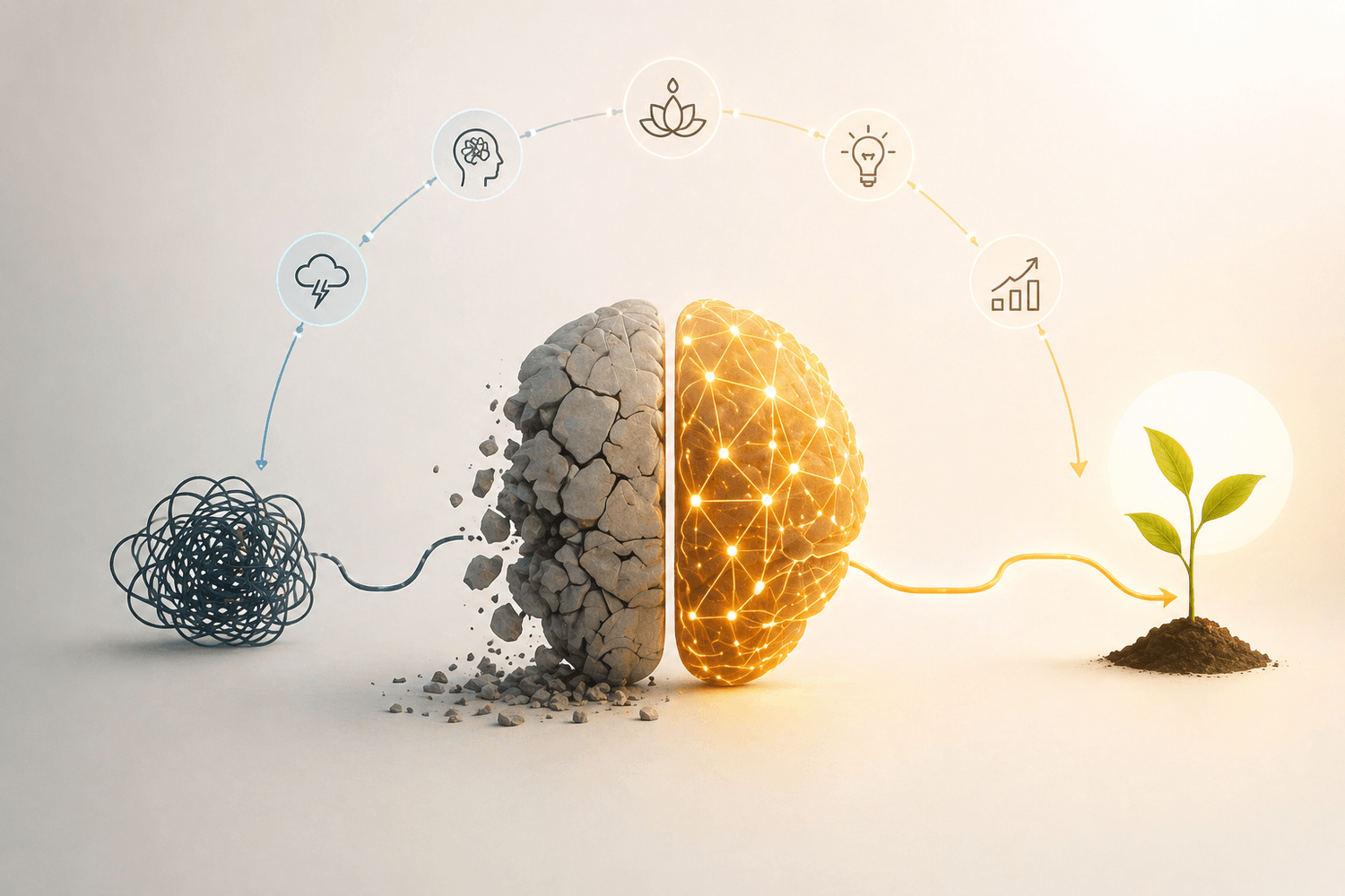 Plasticidad cerebral y resiliencia aplicada a los negocios.