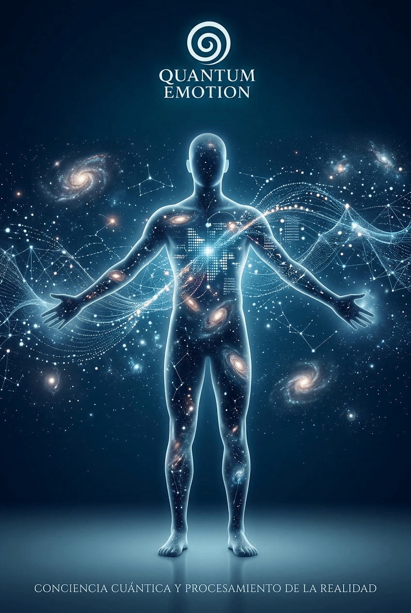 Representación de la conciencia cuántica y el procesamiento de la realidad en Quantum Emotion.