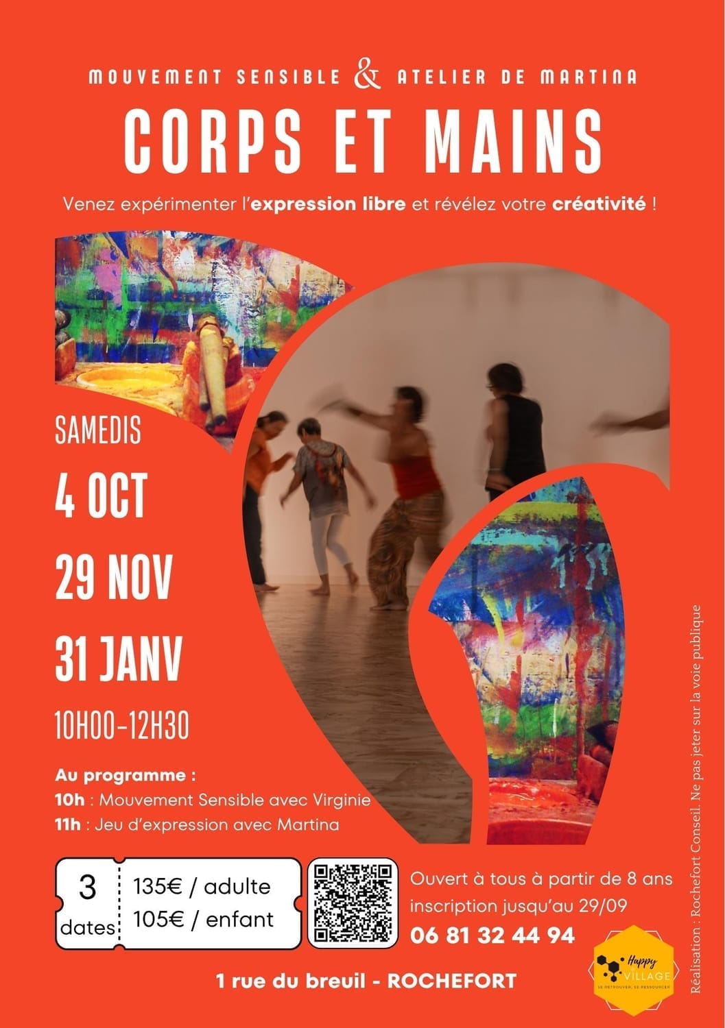 Stage corps et mains