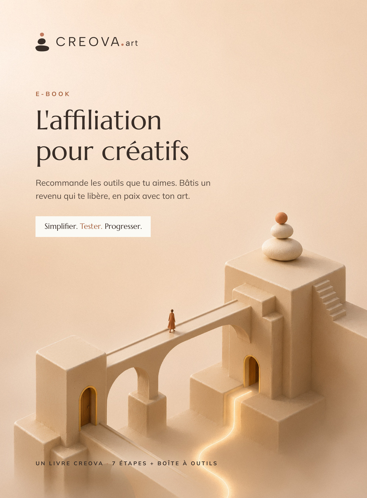 Couverture du livre numérique L'affiliation pour créatifs, édité par Creova