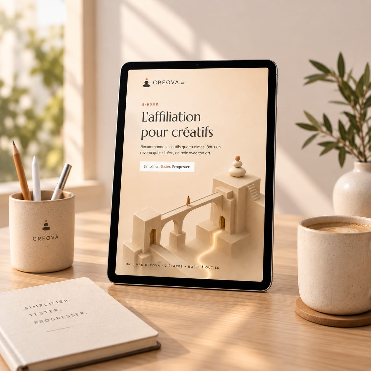 Couverture du livre numérique L'affiliation pour créatifs, édité par Creova