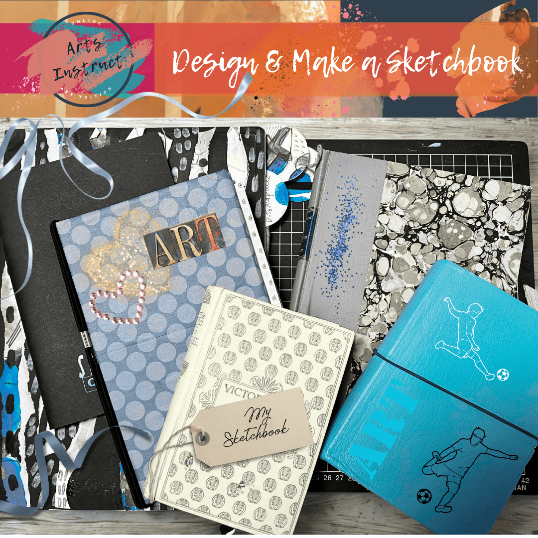Design and make your own sketchbook using recyclable materials and then use this sketchbook to work through the sketchbook challenge prompts.