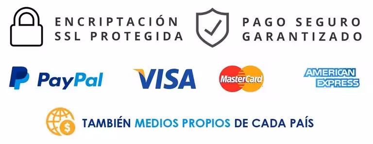 Métodos de pago seguros