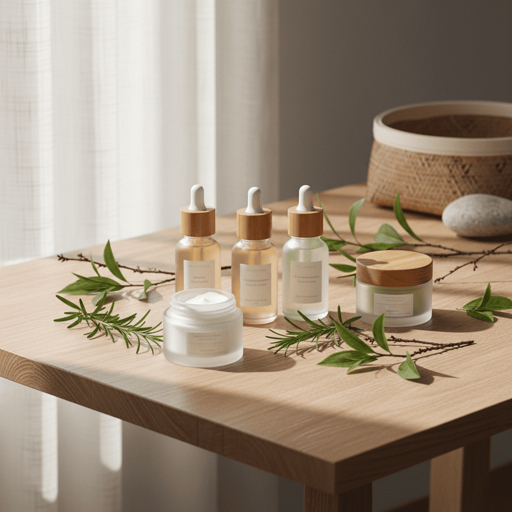 Complete phenoxyethanol-free skincare collection featuring botanical preservatives and clean beauty ingredients