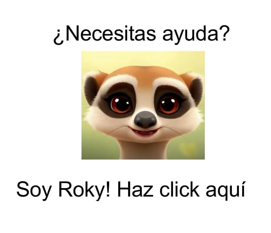 Necesitas ayuda? Conoce a Roky, nuestro chatbot.