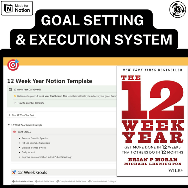 12 Week Year Notion Template