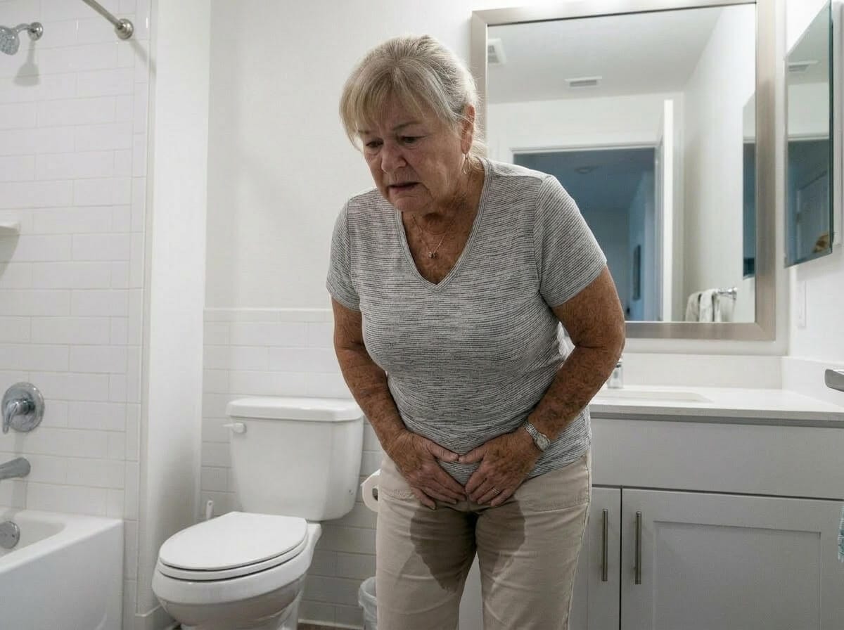 Patricia at door
