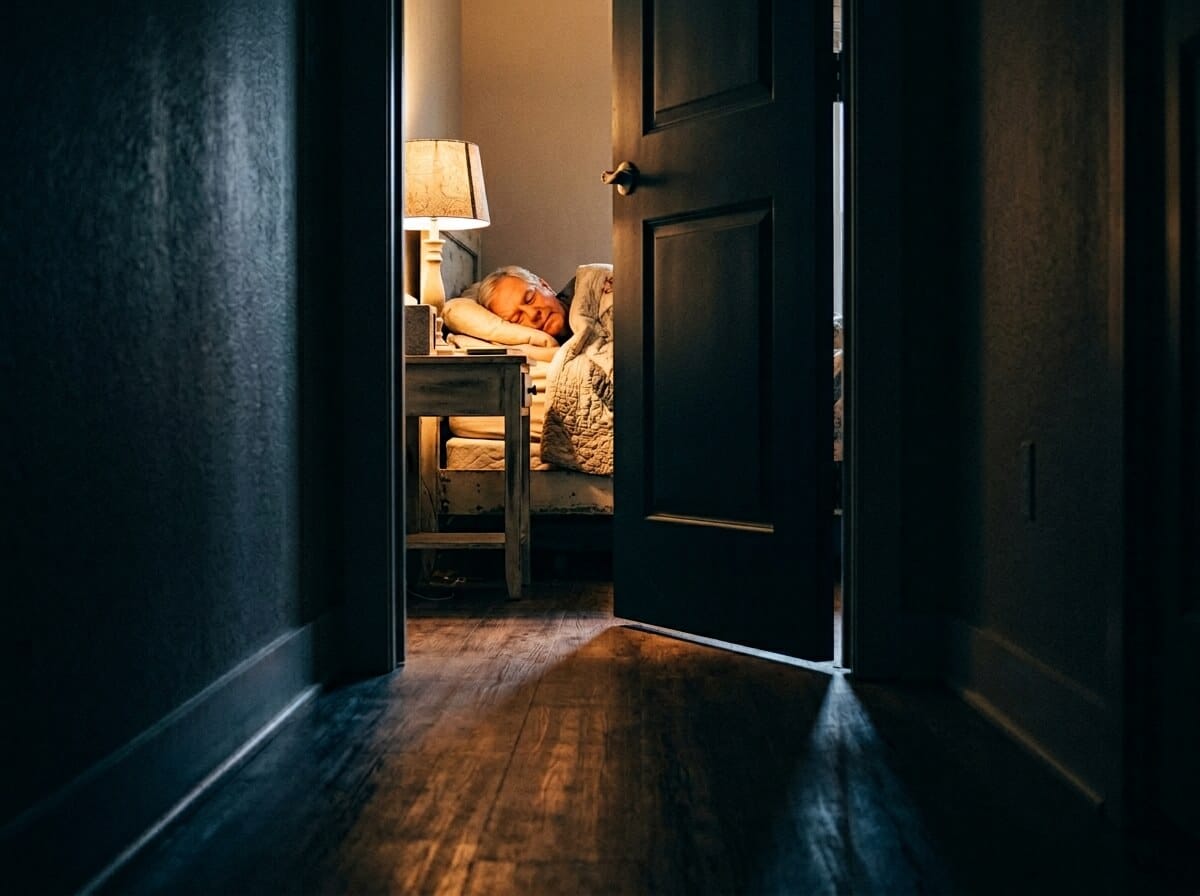 Patricia at door