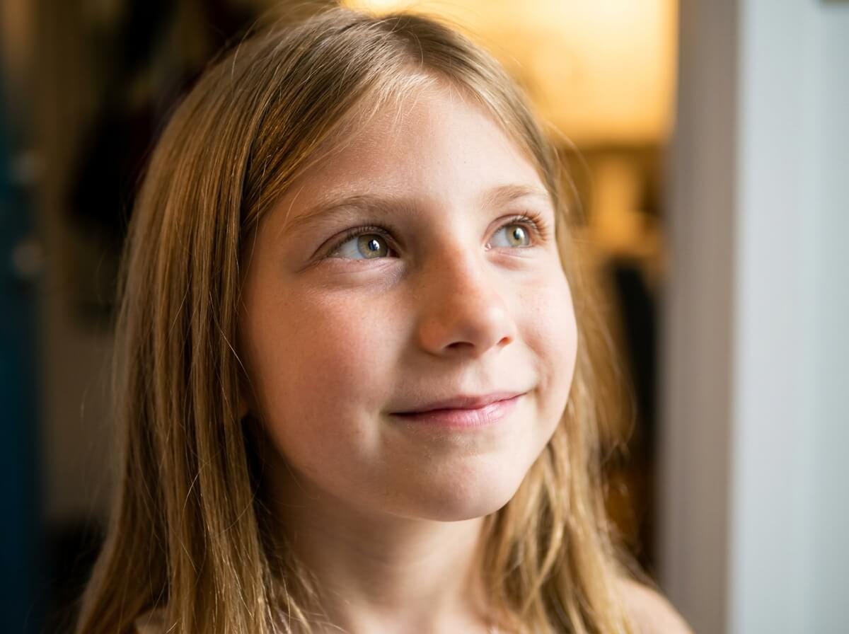 Patricia at door