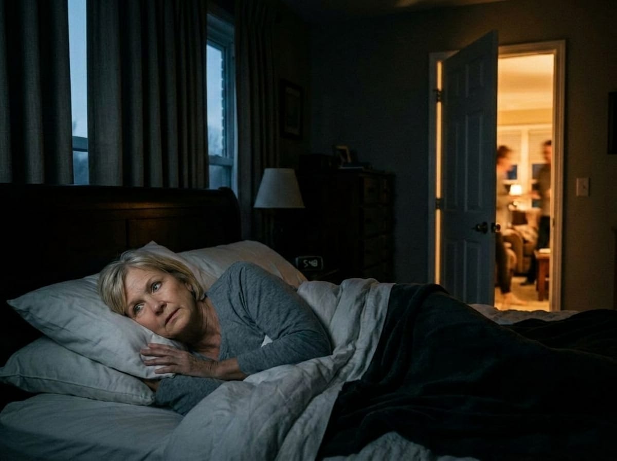 Patricia at door