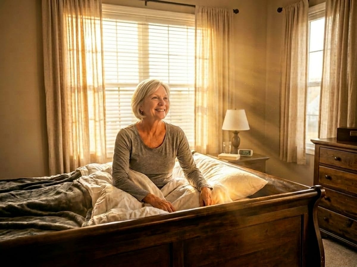 Patricia at door