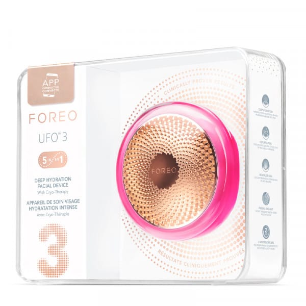 FOREO UFO 3 Bundle red light therapy anti-aging facial device — 50% off code UFO50 — luxury skincare — aecreativ.eu