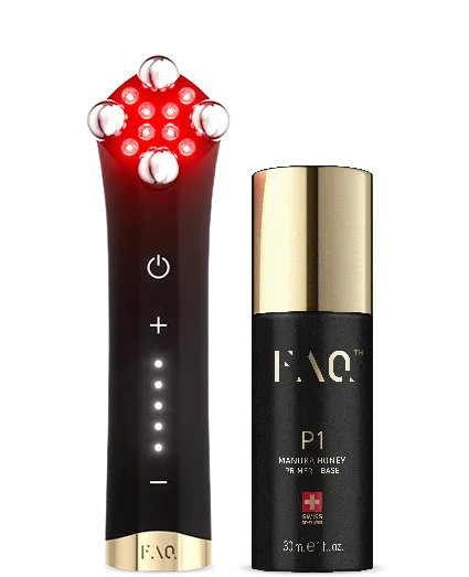 OREO FAQ 402 dual microcurrent LED device with P1 conductive primer