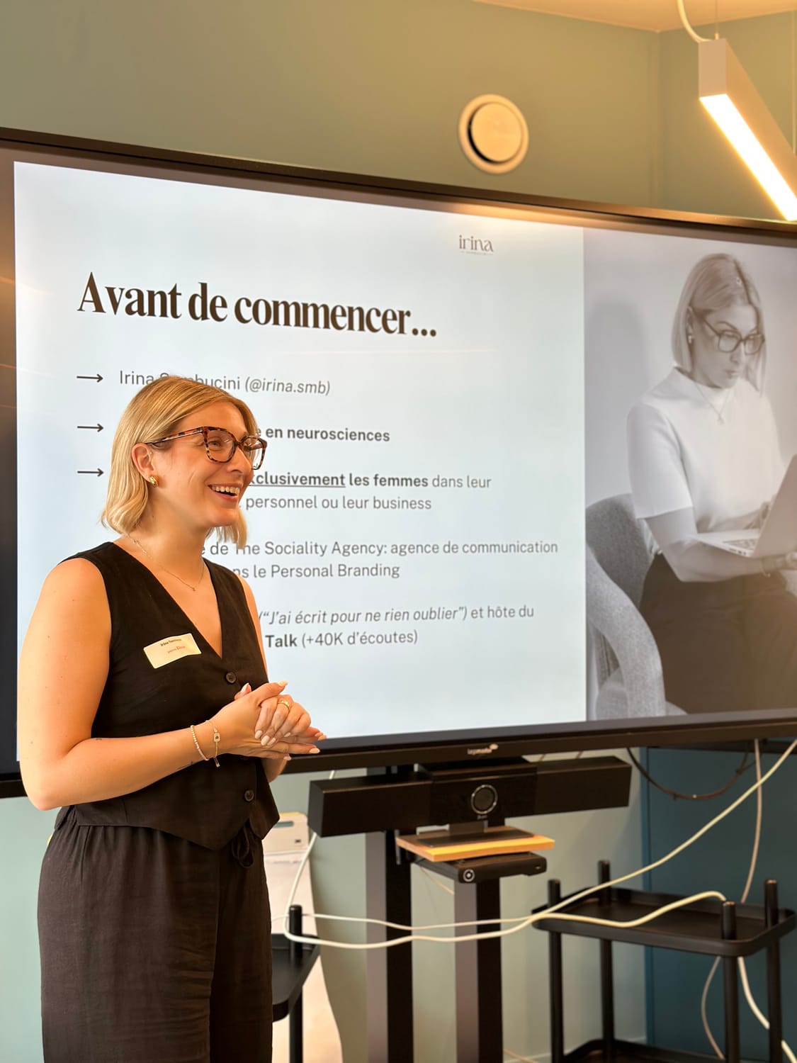 Irina Sambucini en conférence