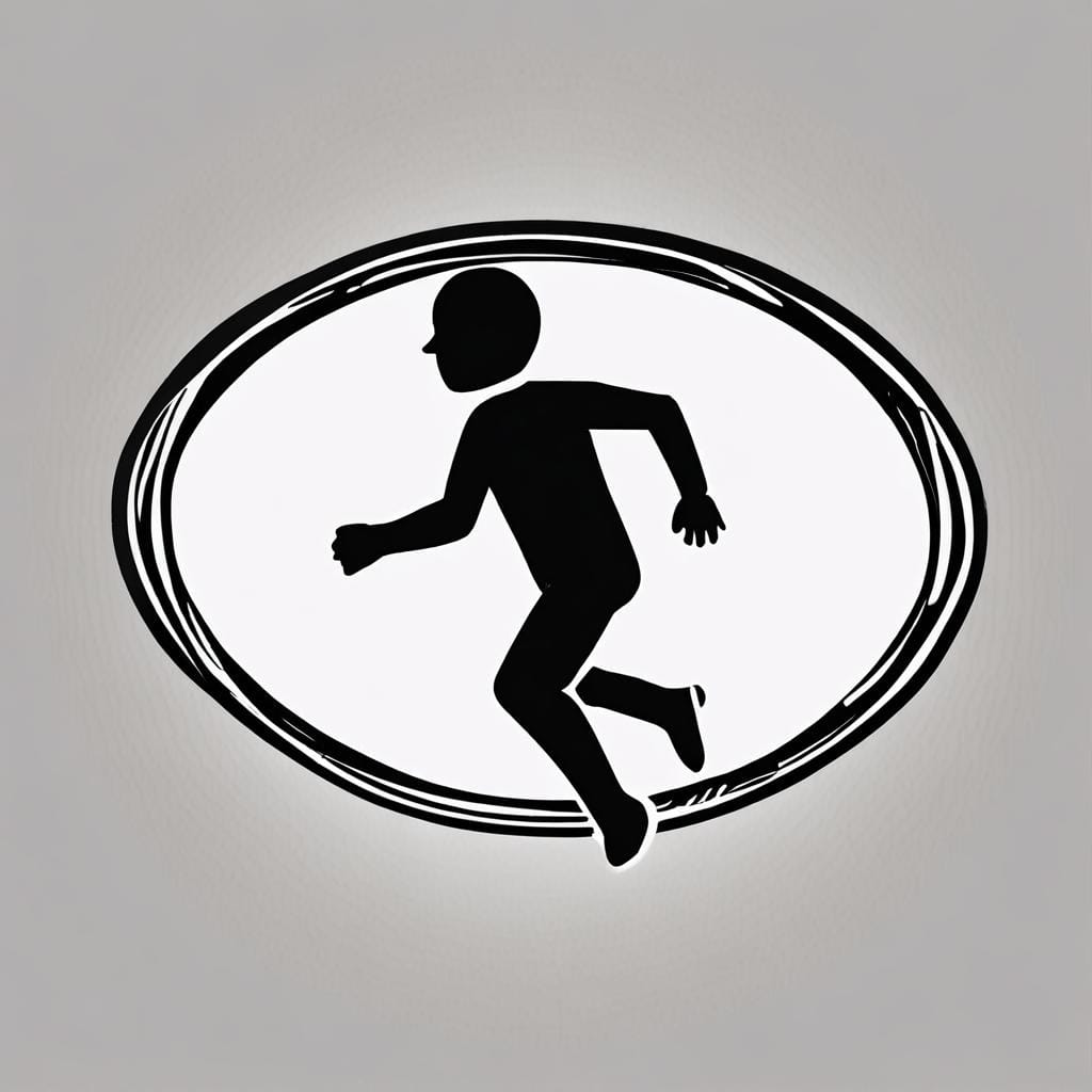 running motion icon