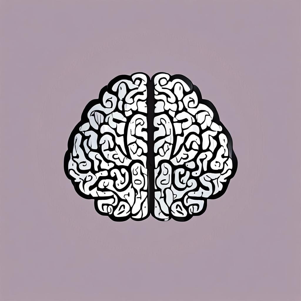 minimal brain icon