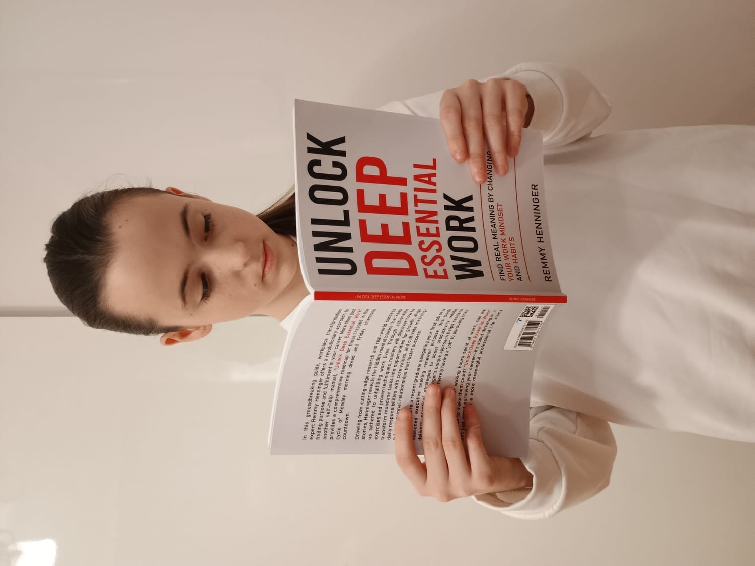 Young Couple buying Unlock Deep Essential Work Paperback Version