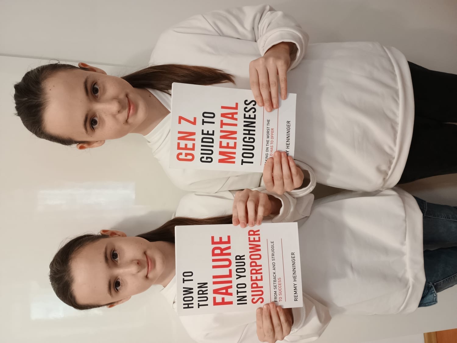 Man reading Gen Z Guide to Mental Toughness Paperback