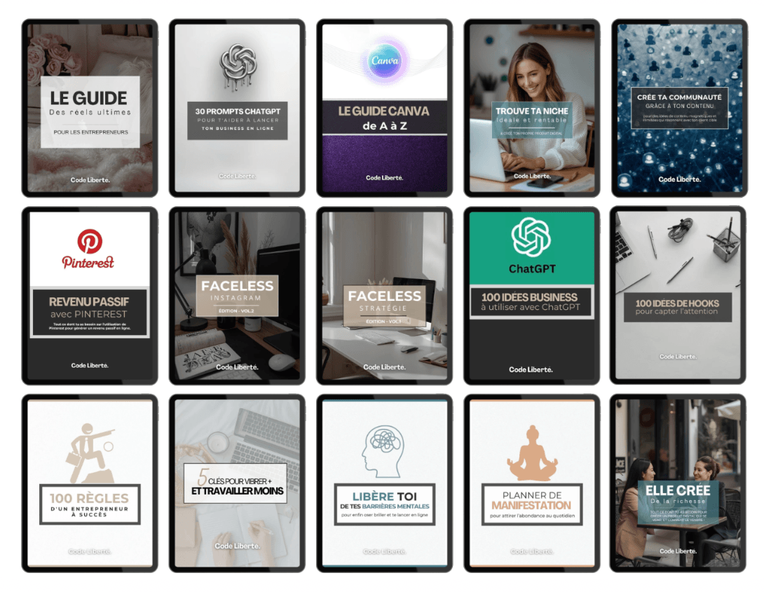 20 ebooks prets a revendre