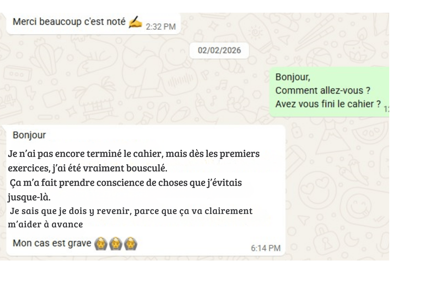 Avis Client Détaillé