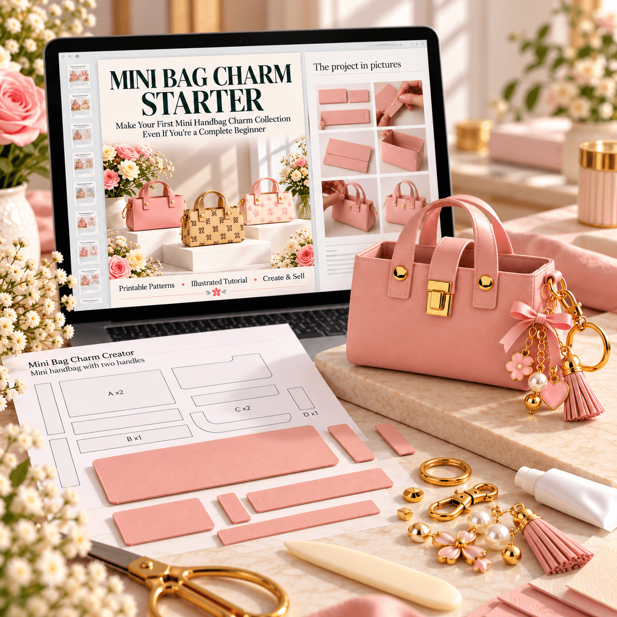 Mini Bag Charm Starter digital guide