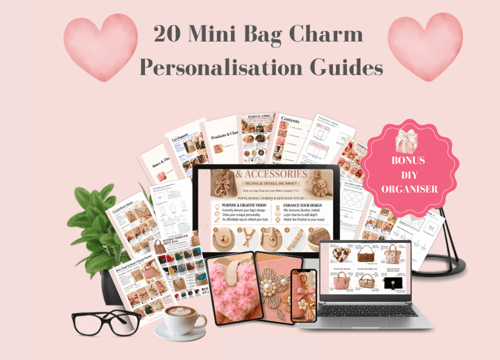 Mini Bag Charm Collection and Customisation Studio