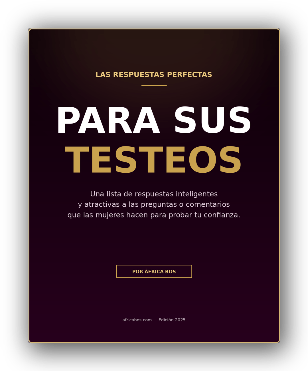 Las Respuestas Perfectas para sus Testeos — PDF